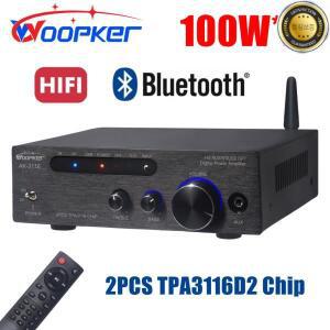 Woopker TPA3116D2*2 서브우퍼 Bluetooth 증폭기 AK3116 100W*2 HiFi 2.0 디지털 오디오 전력 클래스 D 앰