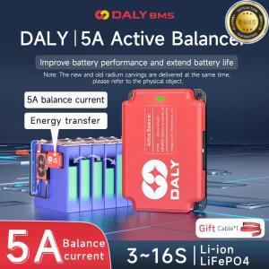 Daly BMS 5A 밸런싱 보드 18650 액티브 이퀄라이저 Lifepo4 3S 4S 8S 10S 리튬 배터리 팩