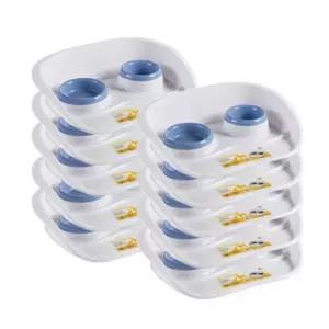 스테판플라스트 디너식기 파스텔블루 X 10개강아지그릇 밥그릇 애견용 용밥 반려동물 동물밥 애견밥