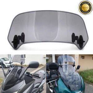 오토바이 범용 앞 유리 확장 조절 가능한 스포일러 BMW Kawasaki Yamaha Honda Suzuki 클램프 온 윈드 스크