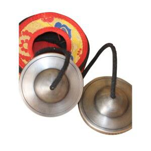 띵샤 티벳 네팔 젬베 도구 차임 수제 불교 요가 힐링 딩샤 직경 황동 타악기 악기 씽잉볼