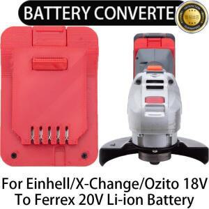 Aldi Ferrex 20V 에너지 리튬 이온 도구용 배터리 어댑터컨버터-EinhellX-ChangeOzito 18V 어댑터