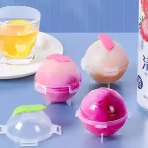 왕얼음틀 얼음 보관 원형 틀 통 트레이 아이스 빅 볼 메이커 4P