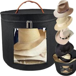 모자 보관함 여성 보관용 상자 여행용 카우보이 홀더 와이드 브림스 캐리어 케이스 스터프 동물 장난감