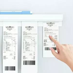 부착형 메모 고정 홀더 펜 수납형 60cm 주문서 사진 무타공 게시판