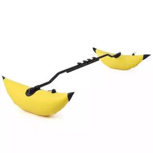 플라스틱 카약 보트 경량 서핑보드 패들 균형 래프팅