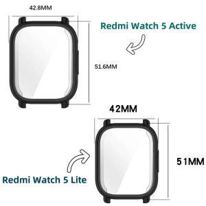 레드미 워치 5 / 라이트 액티브용 TPU 올인클루시브 케이스 소프트 도금 보호 커버