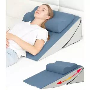 역류방지쿠션 등받이삼각쿠션 침대 헤드 쿠션 삼각