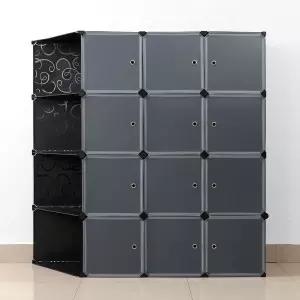 DIY 선반 수납장 140x140cm 조립식 옷장