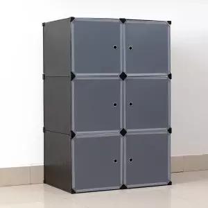 DIY 선반 수납장 조립식 옷장 70x105cm 4칸