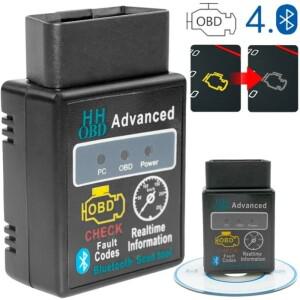 블루투스 호환 자동차 OBD2 스캐너 Elm327 V1.5 코드 리더 OBDII 진단 도구 안드로이드 IOS 윈도우용