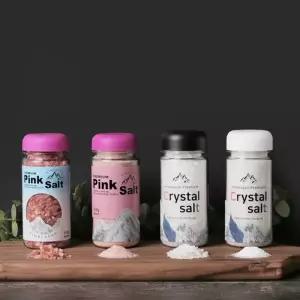 히말라야 핑크소금 천연 미네랄 함유 보틀형