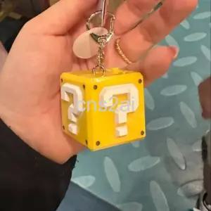  슈퍼마리오 물음표 키링 키체인 키홀더 소리나는 장난감