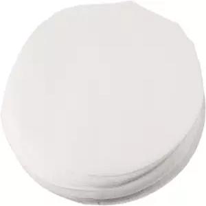 KESYOO 100pcs 새장 종이 잉꼬 라이너 흡수성 소프트 커버 대형 패드 블루 펫 매트 원형 앵무새 X 화이트