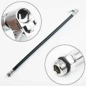 콤푸레샤 부품 자동차 트럭 용 유연한 고무 호스 공기 타이어 압력 게이지 팽창기 풍선 총 액세서리