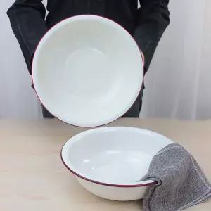 빈티지 세숫대야 (항공발송) 법랑 두꺼운 세면대 건식 항공발송 휴대용 다용도