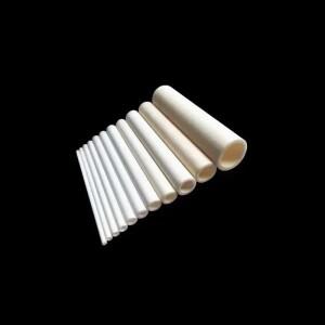 EkxpIUcf 4pcs 2mm 내경 4mm OD 99% 알루미늄 산화물 세라믹  튜브 커런덤 파이프 스루 패스 용기 5mm-50mm