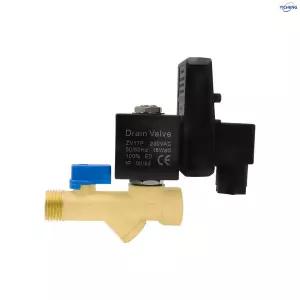 콤푸레샤 부품 YICHENG 공압 전자 배수 밸브저장 탱크 자동 밸브 전자기 공기 압축기 타이머