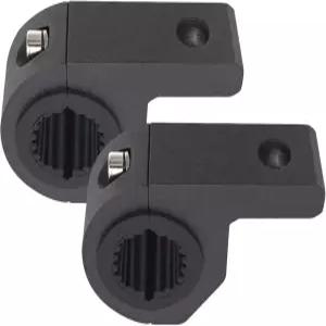 오토바이 알루미늄 마운팅 브래킷 키트 튜브 클램프 2Pcs 0.75 1 1.25 불바 루프 랙 롤 케이지 수평 바