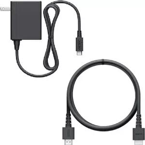 닌텐도 스위치 및 OLED 5V1.5A 15V 2.6A와 호환되는 PEGLY OEM AC 어댑터 HDMI 케이블