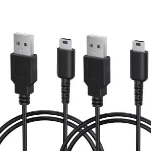 닌텐도 DS 라이트 충전 케이블용 완메 2팩 충전기 라이트/NDSL과 호환되는 3.9피트 USB 전원 코드 어댑터