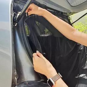 차량용 차박 트렁크 모기장 블랙 모기장 차박모기장