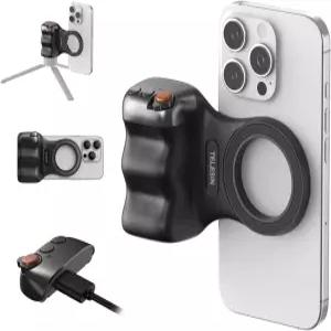 탈부착 가능한 무선 셔터 버튼이 있는 Magsafe 및 Android용 TELESIN 펀 샷 마그네틱 휴대폰 카메라 DSLR