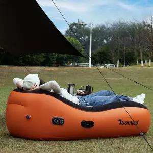 캠핑 에어 소파 공기 빈백 휴대용 베드 접이식 야외