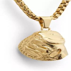 포수 미트 펜던트 목걸이 야구 체인 스포츠 주얼리