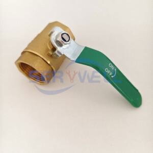 황동 볼 밸브 BSPP 에어 암 풀 포트 1 인치