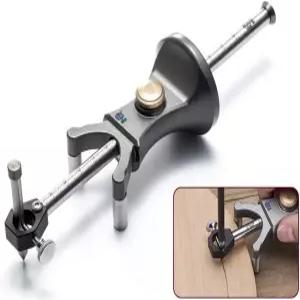 VISLONE 나무 스크라이브 도구 휠 마킹 게이지 목공 세트 180MM 슬라이딩 마크 스크레이퍼 조절 가능