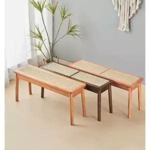 나무벤치 라탄 우드 인테리어 의자 벤치 스툴 현관