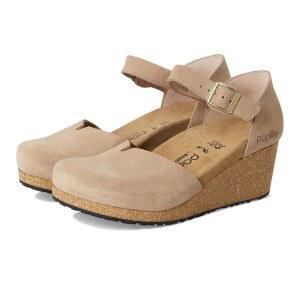 버켄스탁 여성 파필리오 바이 메리 샌달 스웨이드 웨지