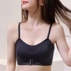 앞후크 오프숄더브라 어깨끈포함 심리스 브래지어 여성속옷 여자속옷 브라 브라탑