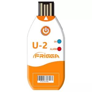 프리가 USB 온도 데이터 로거 일회용 기록기 100일 고정밀 온도계 모니터 14400포인트 PDF CSV 보고서 U2