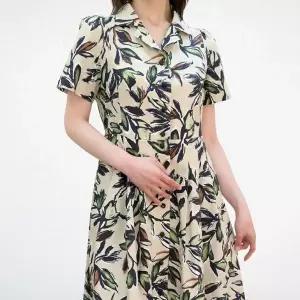 비꼴리끄 비꼴리끄코튼 프린트 스포츠카라 원피스 B252WO2110