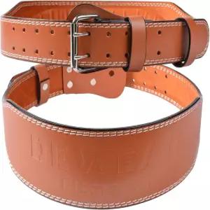 가죽 웨이트 팅 벨트 4인치 및 6인치 패드형 허리 지지대 10개의 조절 가능한 구멍 데드트 파워팅 보디빌딩