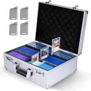 카빈카 탑 로더 보관함 3인치 X 4인치 35피트 단단한 카드 조합 잠금 기능이 있는 트레이딩 보관 하드