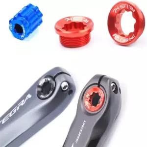 CYCEARTH 크랭크 조정 캡 + 공구 자전거 M20 크랭크셋 커버 나사 너트 크랭크커버 볼트 시마노용