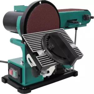 4x36인치 벨트 샌더 6인치 디스크 120V 벤치탑 및 폴리셔 그라인더 베벨링 테이블 목공 금속 가공용