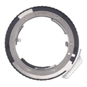 FOTGA 9 세대 AF 확인 렌즈 어댑터 니콘 F/AI/AF-S/G 렌즈용 캐논 호환 EOS EF EF-S 마운트 카메라 80D 77D