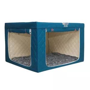 사각 난방텐트 방한텐트 방풍 텐트 보온 수면 침대 암막