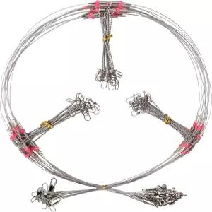 낚시 리더 솔트워터 회전 스냅 비드로 서핑 장비로 장비에 도전하다 미끼 훅 1암 2암 및 3암을 유인하기