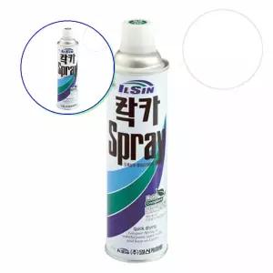 쌍문상회 도색보수 락카스프레이 420ml 무광백색 페인트