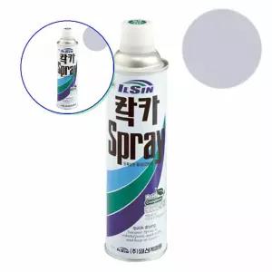 쌍문상회 도색보수 락카스프레이 420ml 은색 페인트 일신