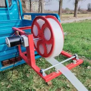 비닐 수거기 트랙터 로더 부직포 전동 호스 튜브 벨트