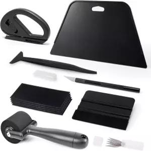 스펀지 솔기 롤러 비닐 스퀴지 접촉 용지에 필 앤 스틱을 위한 절단 도구가 포함된 EHDIS 벽지 스무딩 도구