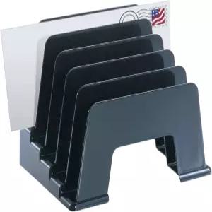 Officemate 재활용 경사 메일 분류기 5 섹션 봉투 8 X 5.5 6 블랙