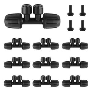 정원 관개 시스템을 위한 10PCS 5 /16 ~ 1 /4 드립 피팅 8 /12mm 4 /7mm 튜브용 칼라리 퀵 커넥트 부품