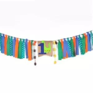 공룡가랜드 배너 생일장식 파티첫돌가랜드